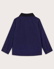 Collar Cord Jacket, Blue (BLUE), large