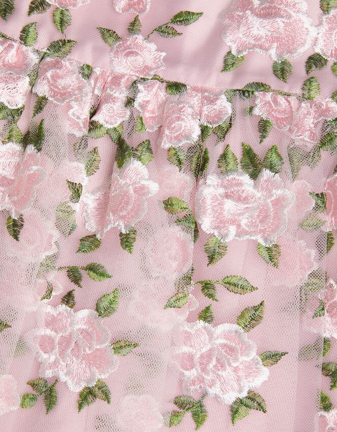 Cassie Rose Embroidered Dress, Pink (PINK), large