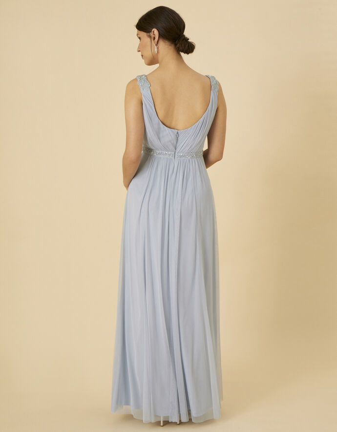 Brenda Meadow Line Blue Dress