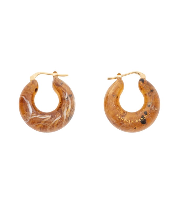 East Bernstein Marble Circlet Earrings, , large