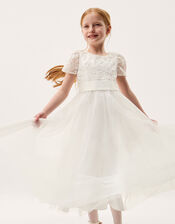 Anya Tulle Maxi Dress, Ivory (IVORY), large