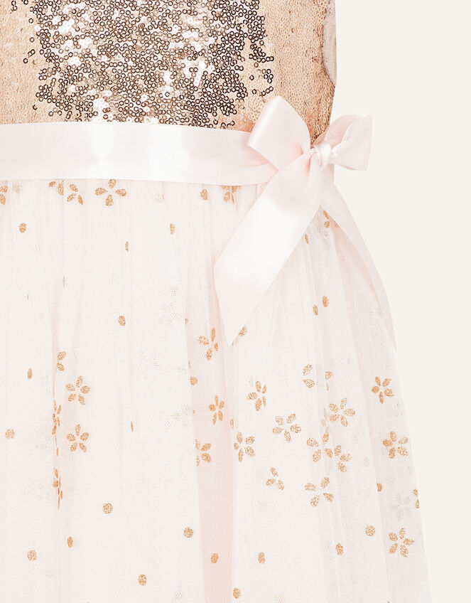 Daisy Sequin Maxi Dress, Pink (PINK), large