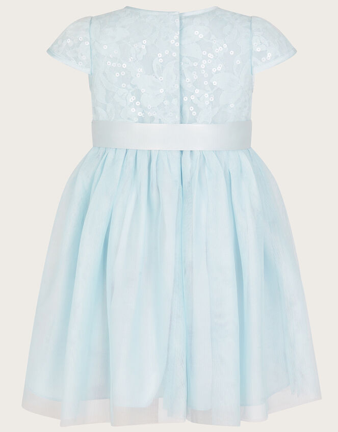 Baby Lacey Sequin Truth Dress Blue