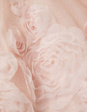 Glinda Appliqu&eacute; Glitter Party Dress, Pink (PINK), large