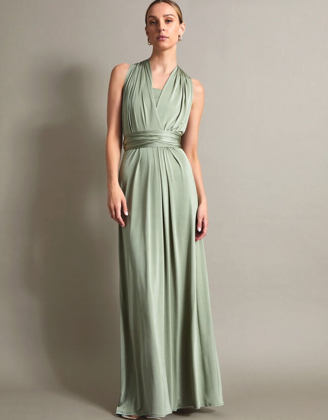 Thea Multiway Bridesmaid Dress Green Evening Dresses Monsoon