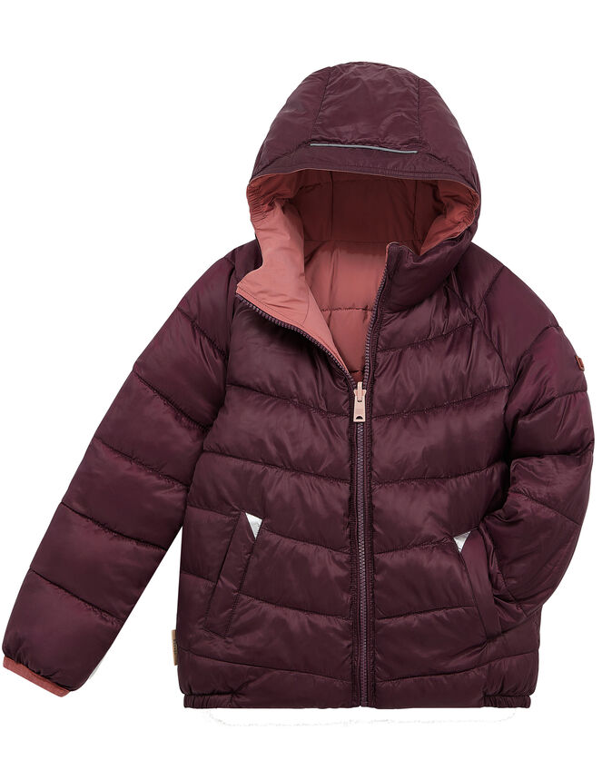 Töastie Reversible Water Repellent Puffer Jacket, Pink (PINK), large