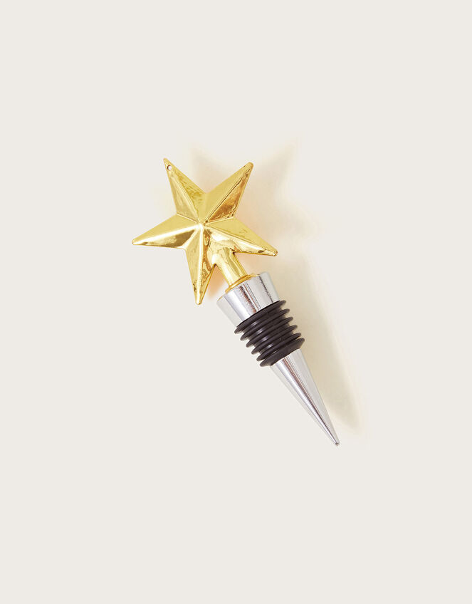Metal Star Bottle Stopper, , large