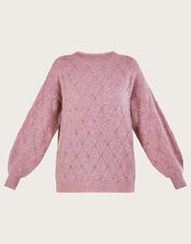 Pearl Detail Jumper, Pink (PINK), large