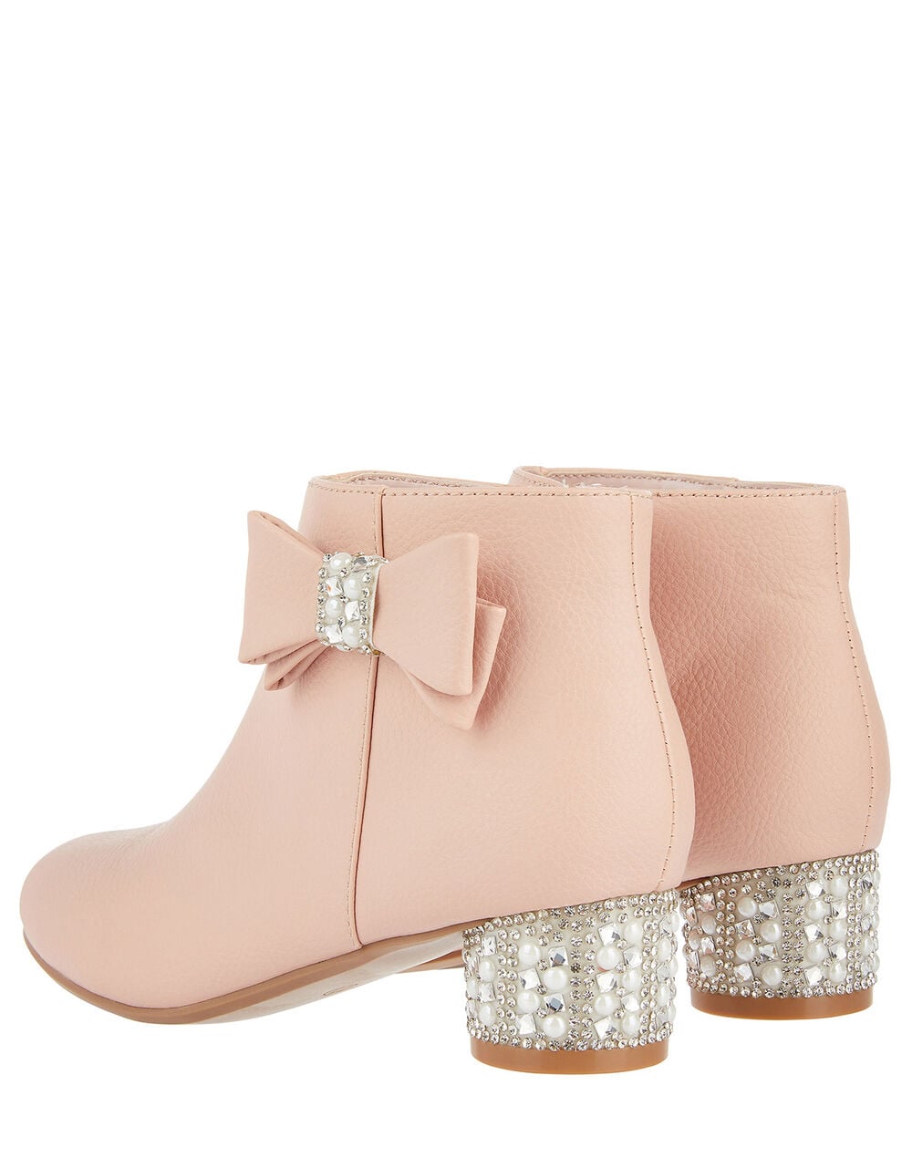 Trendy Elegant Pearl Boots For Girls