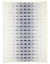 Small Geo Fade Rug in Wool Blend, Ivory (IVORY), large