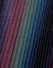 Ombre Rainbow Pleated Dress, Multi (MULTI), large