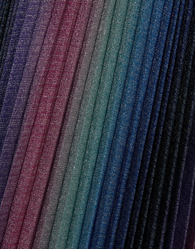 Ombre Rainbow Pleated Dress, Multi (MULTI), large