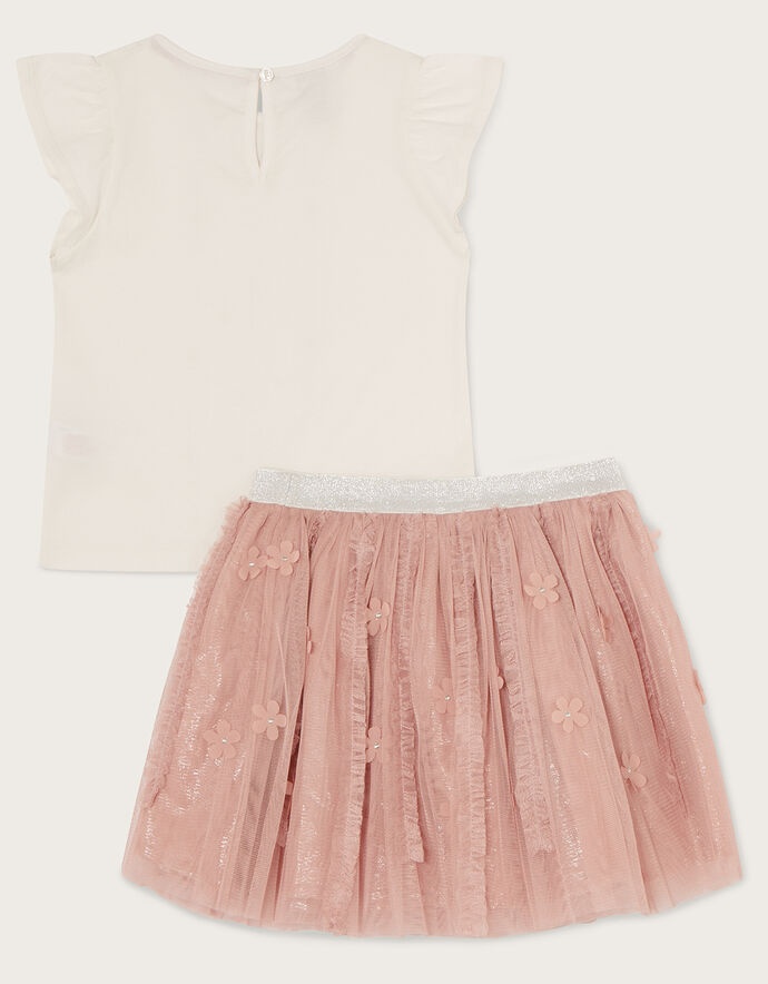 Dreamer Top & Skirt Set in Pink