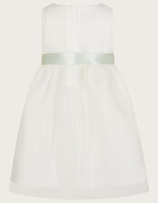 Baby Freya Scuba Bridesmaids Dress, Ivory (IVORY), large