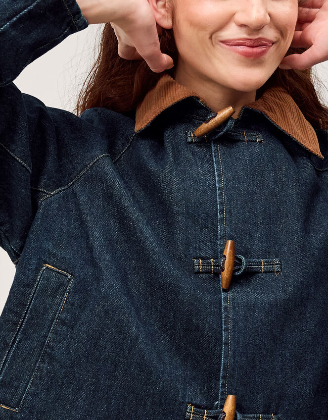 Kit Denim Barn Jacket, Blue (INDIGO), large