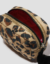 Leopard Print Make Up Bag, , large