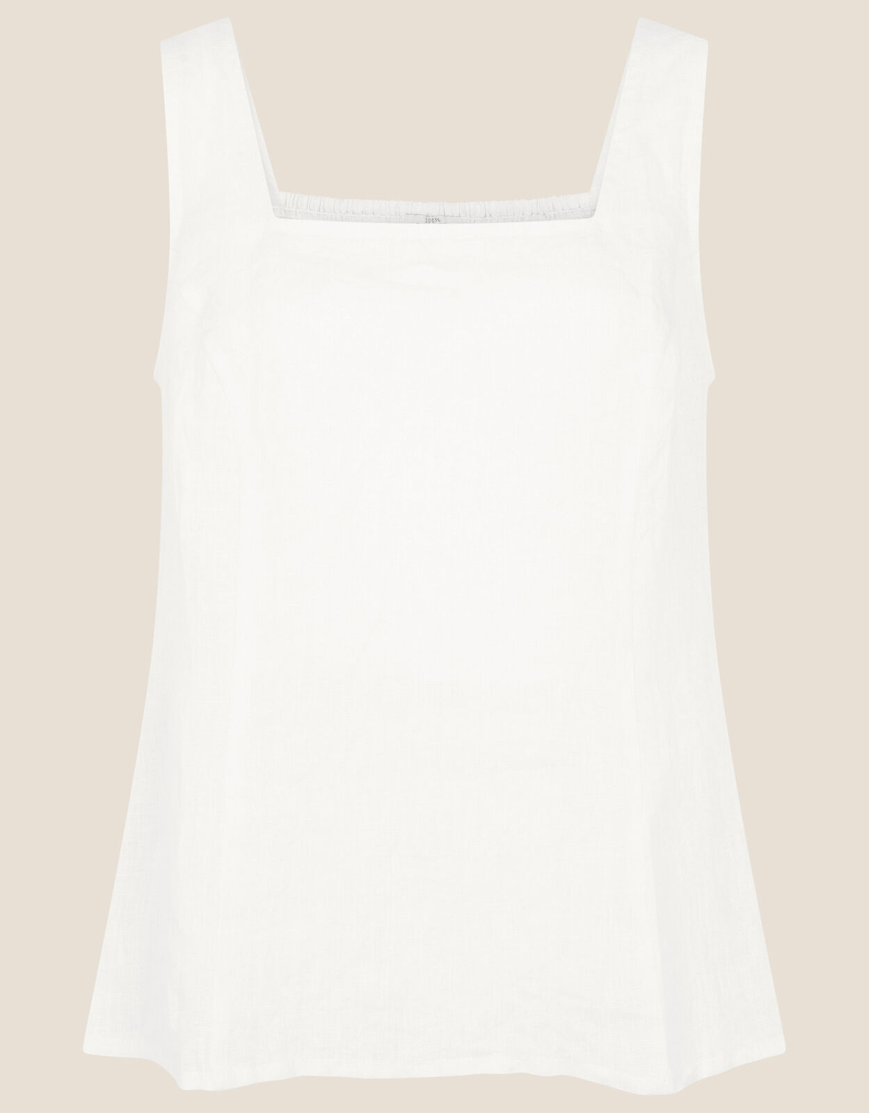 【特別送料無料！】 | White Top Cami Neck Square Vests, Sleeveless And Camisoles トップス