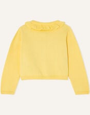 Baby Bunny Applique Cardigan, Yellow (YELLOW), large