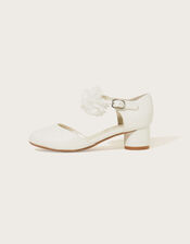 Corsage Two-Part Heels, Ivory (IVORY), large