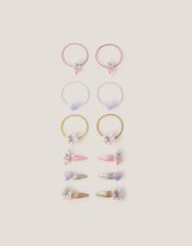 12-Pack Fairytale Hair Bands & Clips, , large