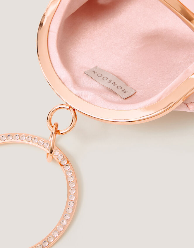 Sequin Bow Bangle Bag, , large