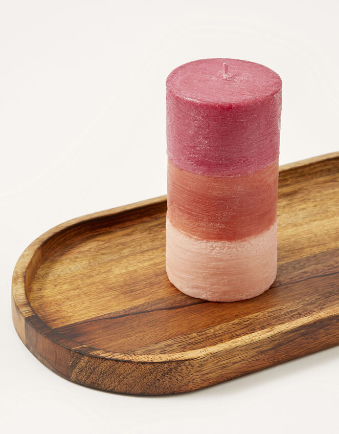 Colour Block Pillar Candle, , large
