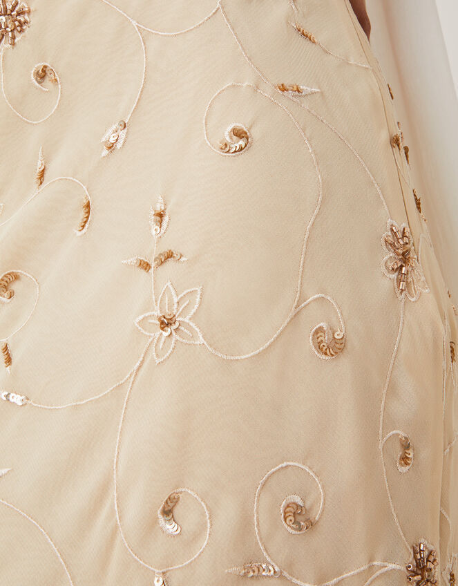 The India Edit Celestine Embellished Maxi Skirt, Yellow (YELLOW), large