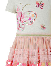 Sequin Butterfly Disco Dress, Pink (PINK), large