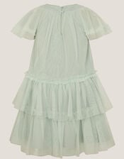 Anastasia Embellished Tulle Party Dress, Green (SAGE), large