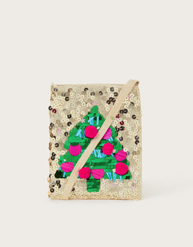 Sequin Christmas Tree Bag, , large