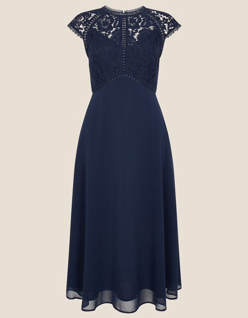 Lindsay Midi Dress, Blue (NAVY), large