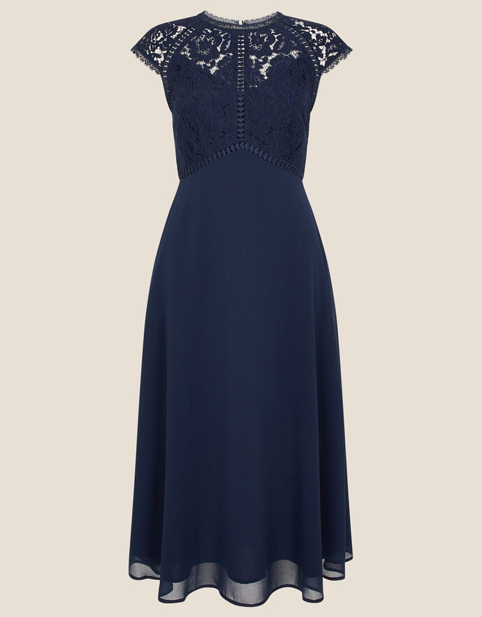 Lindsay Midi Dress Blue