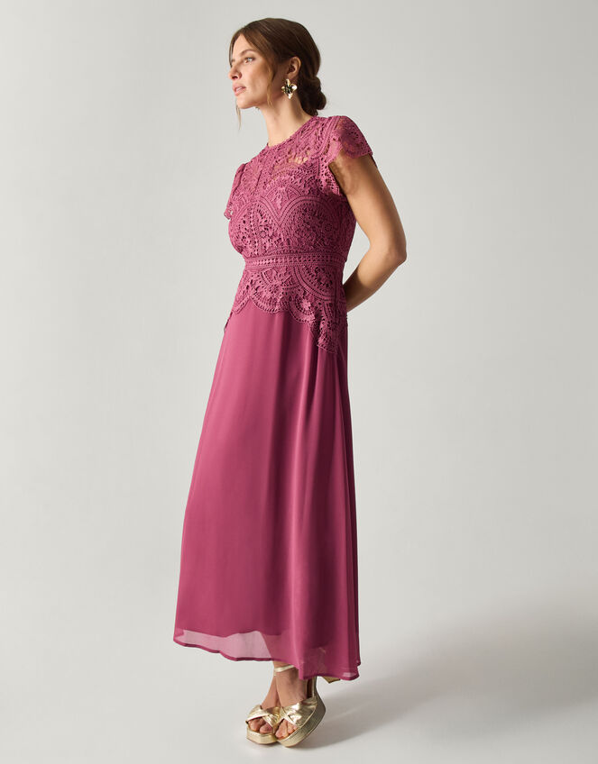Monica Lace Midi Bridesmaid Dress