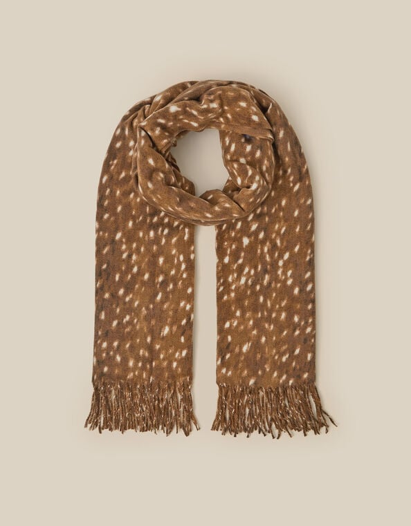 Bea Bambi Print Scarf, , large