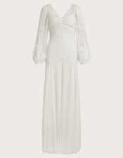 Josette Embellished Bridal Maxi Dress, Ivory (IVORY), large