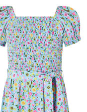 Hester Ditsy Floral Jumpsuit, Blue (BLUE), large