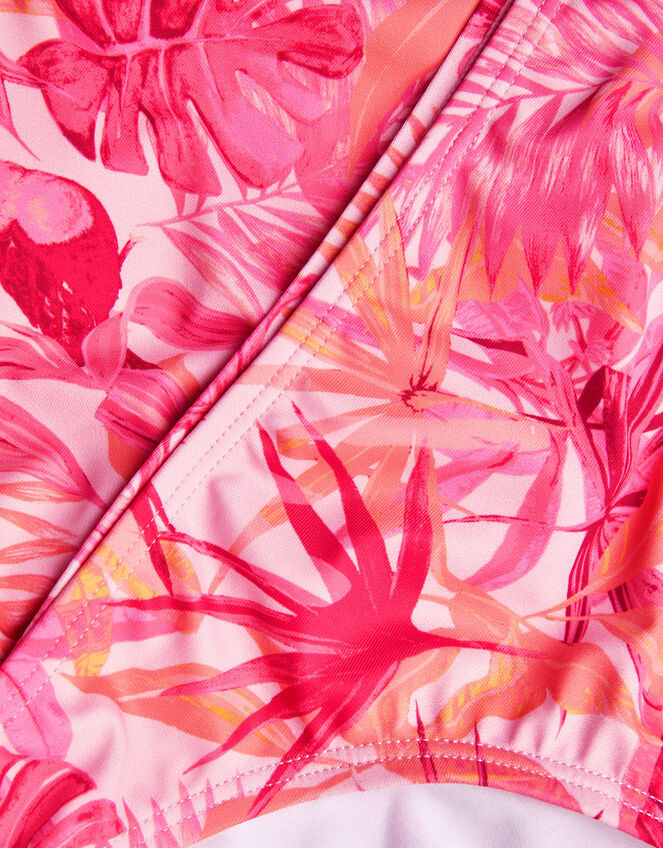 Birds Of Paradise Frill Bikini Set, Pink (PINK), large