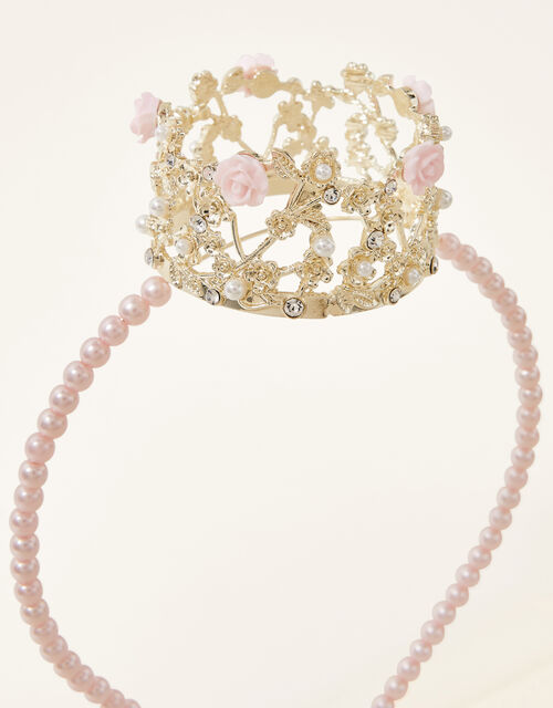 Flower Garden Crown Headband, , large