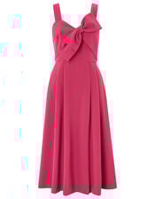 Alexa Bow Fit and Flare Dress, Pink (PINK), large