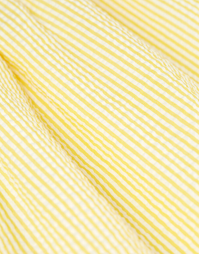 Frugi Embroidered Dress, Yellow (YELLOW), large
