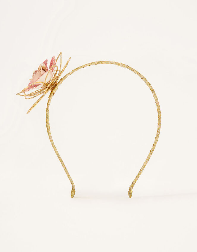 Ombre Glitter Rose Headband, , large