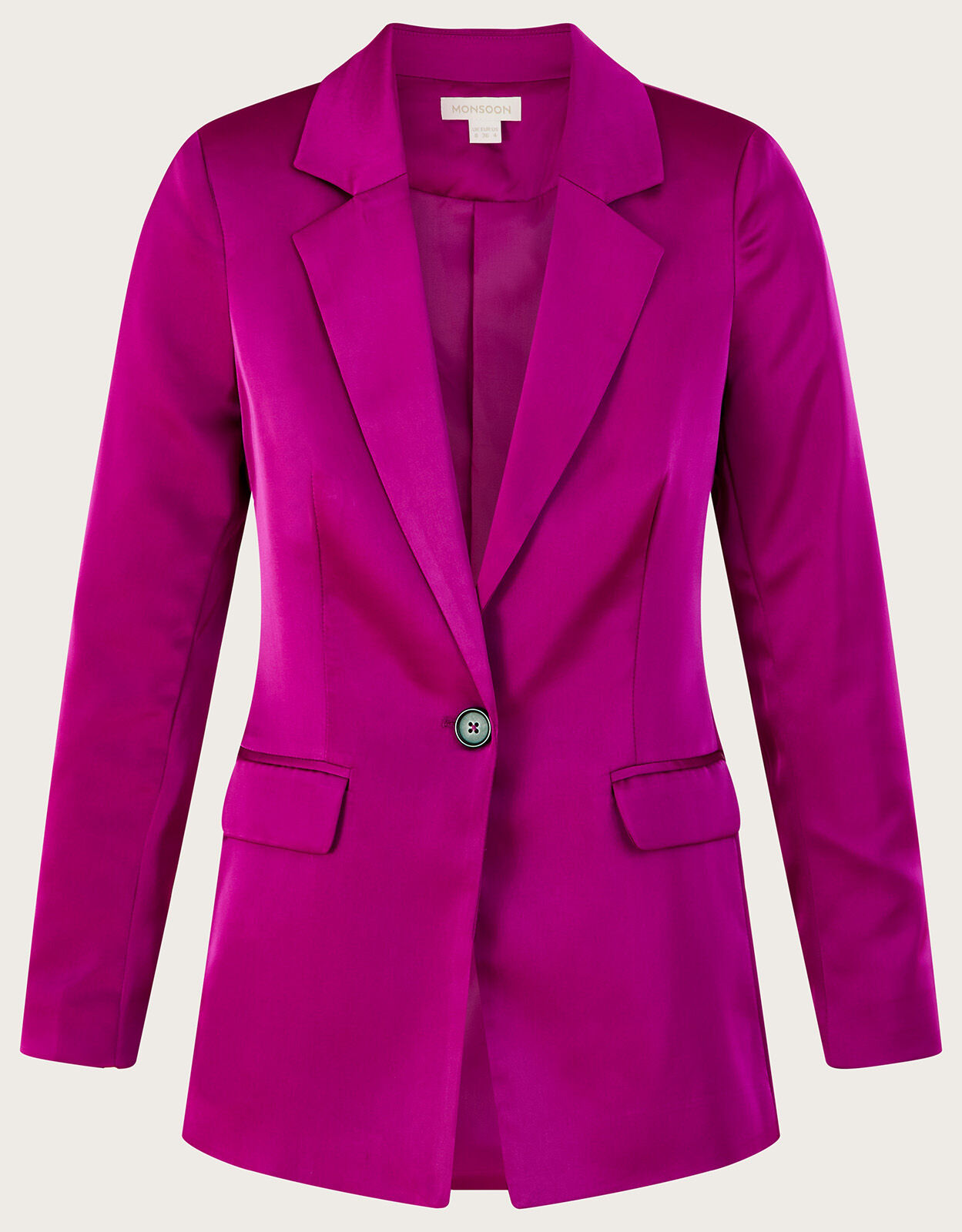 Pink satin blazer womens new arrivals