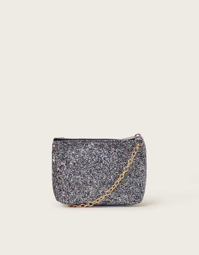 Glitter Chain Strap Bag, , large