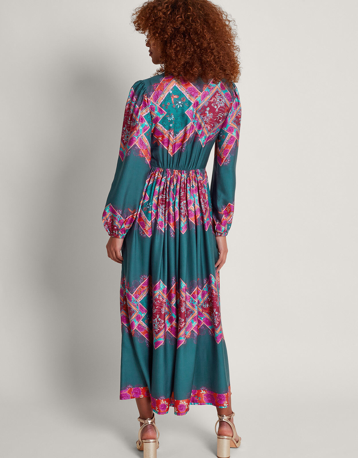 Tiffany wrap midi dress 2025