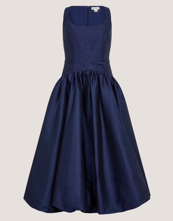 Mila Fit and Flare Midi Dress, Blue (NAVY), large