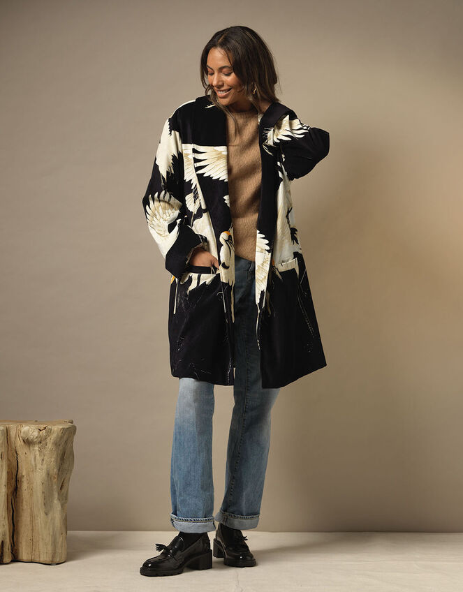 One Hundred Stars Stork Print Jacket, , large
