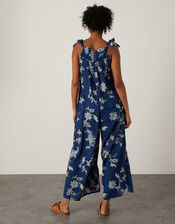 Kai Print Jumpsuit, Blue (COBALT), large