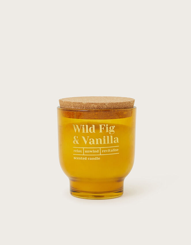 Wild Fig and Vanilla Scented Candle, , large