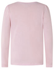 Sparkly Zebra T-shirt with LENZING™ ECOVERO™, Pink (PINK), large