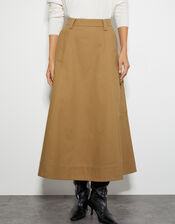 Hanna Cargo Maxi Skirt, Natural (NATURAL), large